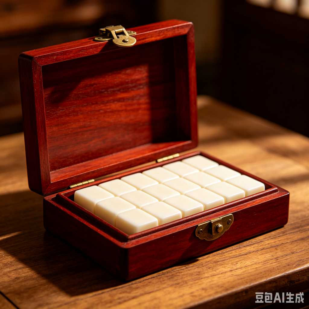 colorful mini mahjong tiles